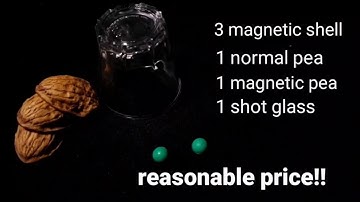 SJ Deluxe Magnetic Three Shell Game by Tek Magic