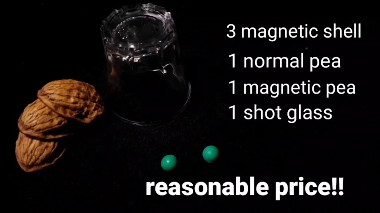 SJ Deluxe Magnetic Three Shell Game by Tek Magic - YouTube
