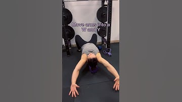 Posture correction for thoracic spine and shoulder mobility with foam roller