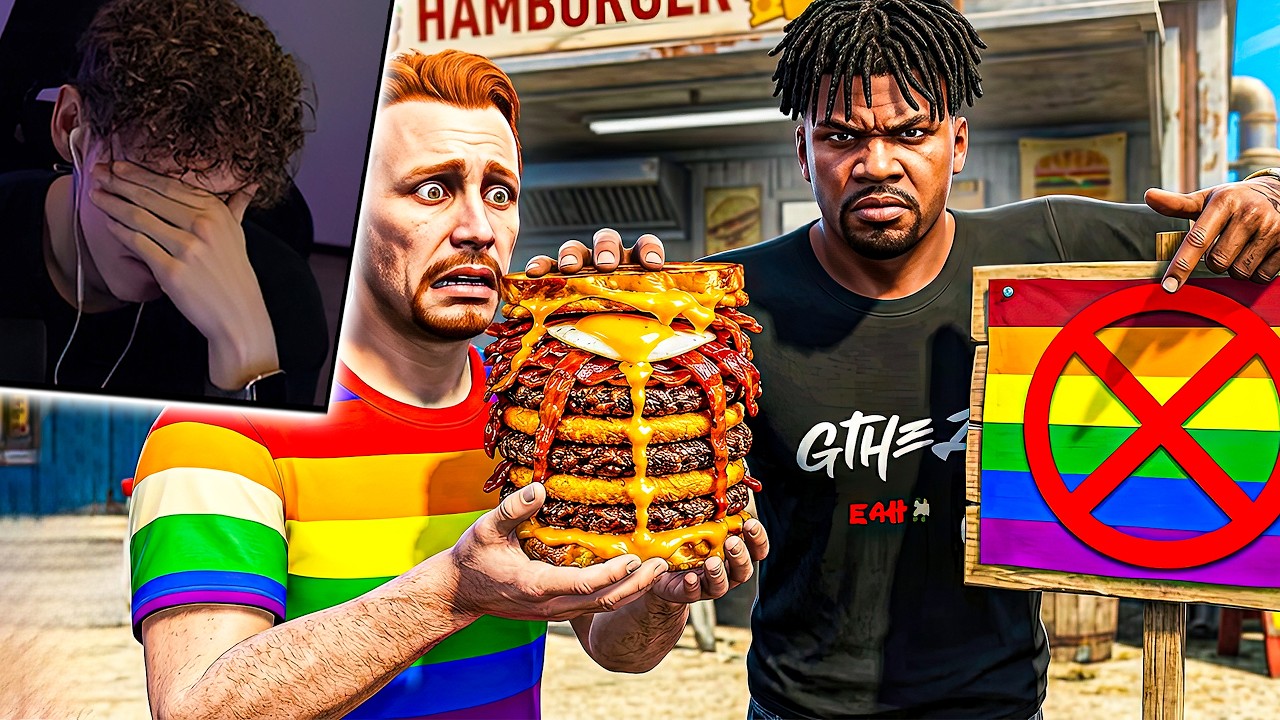 FRANKLIN apre un'HAMBURGERIA NON INCLUSIVA💀 | Vita da Franklin³ #19 | GTA 5 ITA