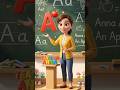 A for Apple | phonics song nursery rhymes l abcd #kids #shorts