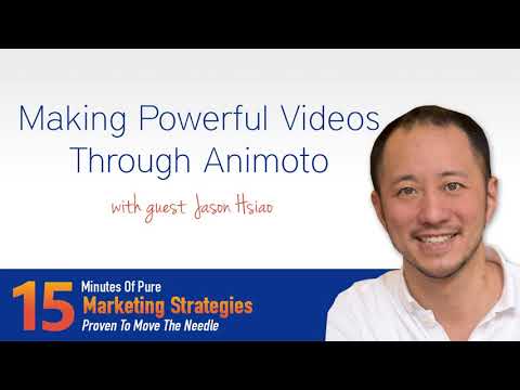 Making powerful videos through Animoto with Jason Hsiao - YouTube