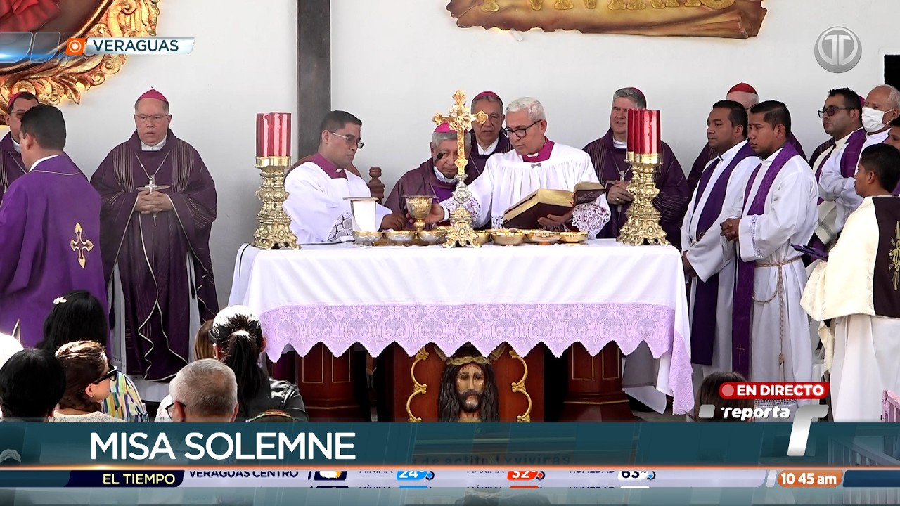 Misa solemne en la Basílica Menor Jesús Nazareno de Atalaya