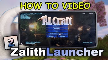 How To Play RLCraft On Android Using Zalith Launcher Java Minecraft
