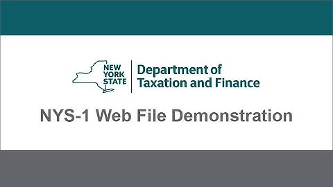NYS-1 Web File Demonstration