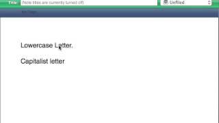 Quickly Capitalize Or Lowercase A Single Letter