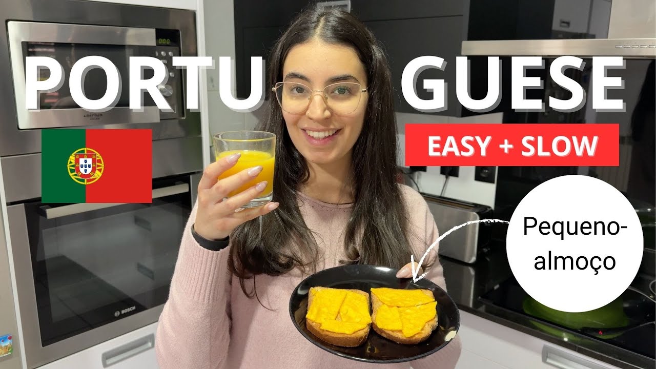 Learn European Portuguese while I make breakfast 🇵🇹