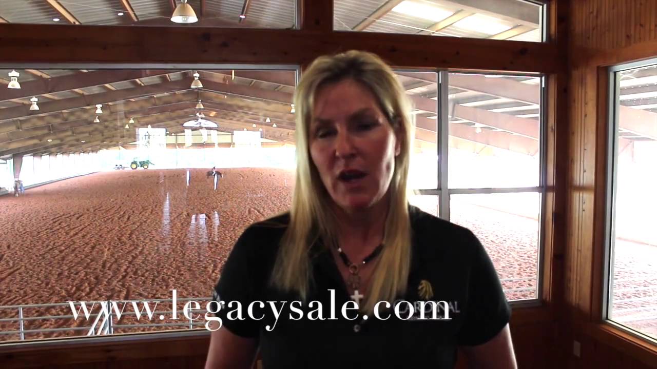 Jennifer Anderson talks about how to bid on Legacy Sale horses at the