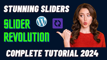 SLIDER REVOLUTION Complete Tutorial for Beginners 2024 Edition | Wordpress Elementor Tutorial 🔥🔥🔥