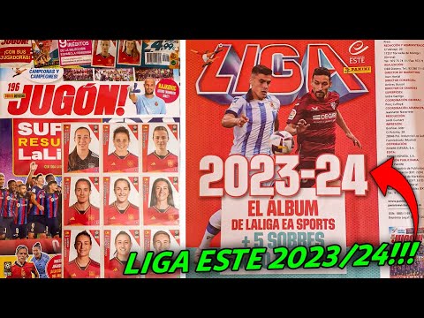 Así son los *NUEVOS* CROMOS de LIGA ESTE 2023-24 