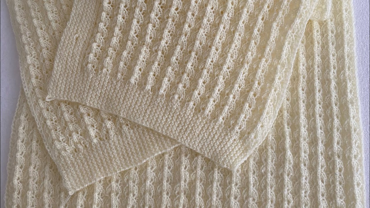 40/Beden AlizeAngora Yeleğimin İlmek Sayıları, Kesimleri ve Model kurulumu👌🌹