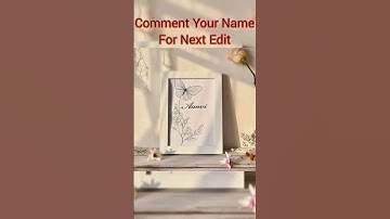 Aanvi Frame name editing||#ytshorts#imagecreation#meta#ai#frame