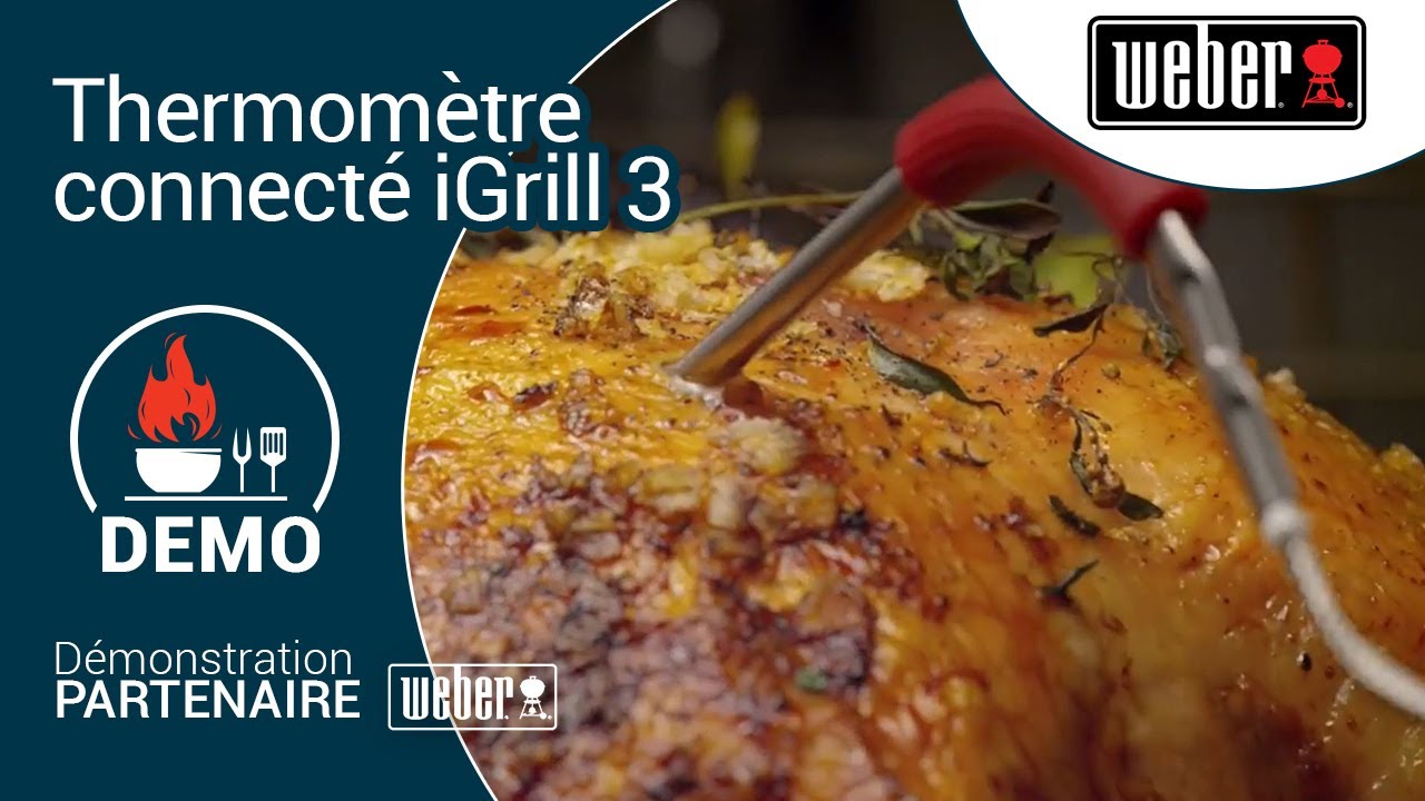 Thermomètre connecté Weber Igrill 3 sans fil