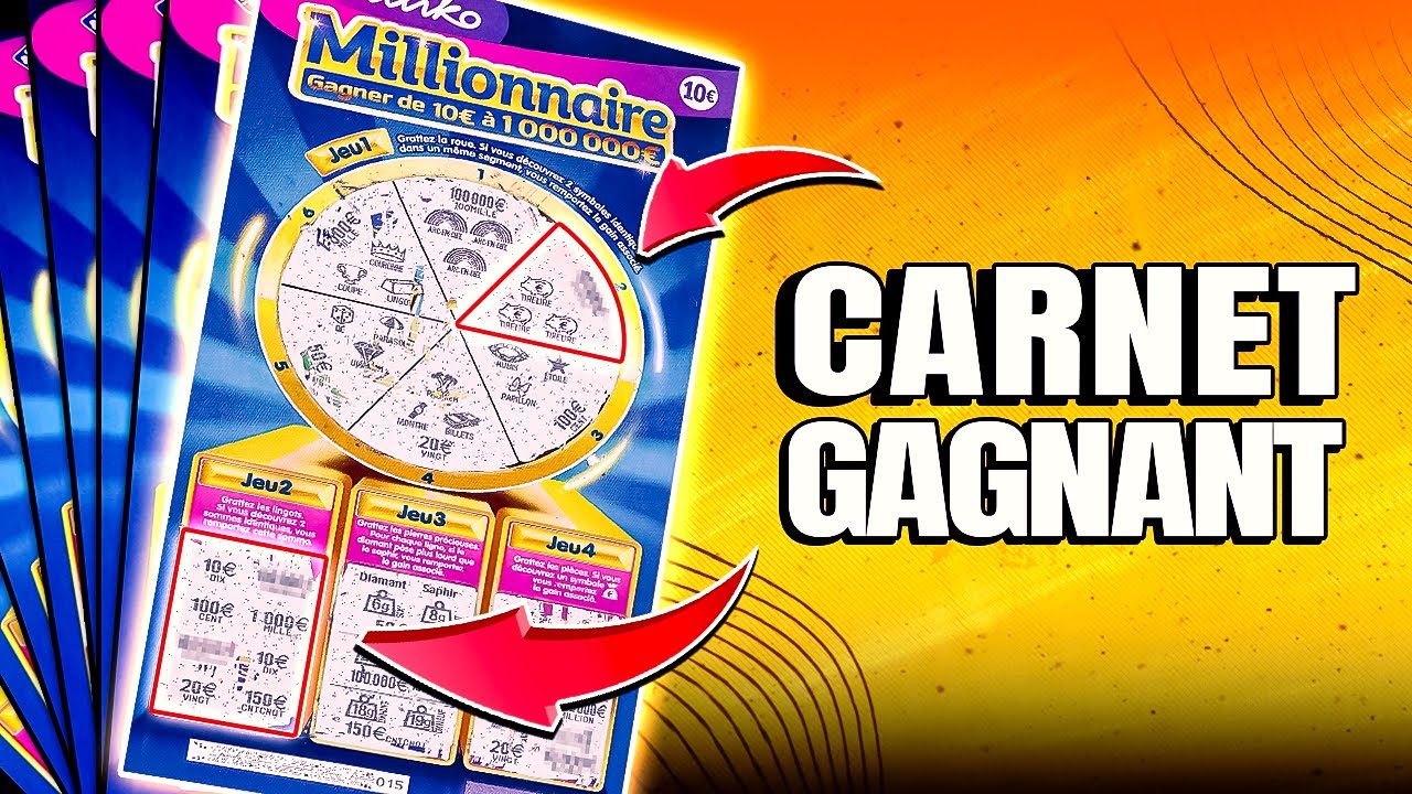 Un CARNET COMPLET de Tickets MILLIONNAIRE (avec des gains !)