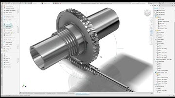 AUTODESK INVENTOR  DIMENSIONAMIENTO DE CORONA Y SIN FIN PARA REFINADOR
