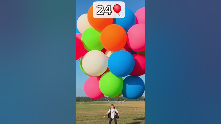 How Many Balloons Does It Take To Fly? #mrbeast #shorts