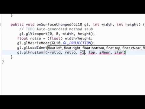 Android Developing Applications Tutorial   177   On Surface Changed