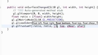 Android Developing Applications Tutorial   177   On Surface Changed