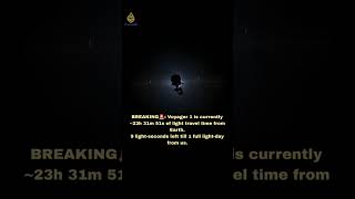 Voyager 1 Is About To Cross A Boundary No Human Object Ever Has 🚨 #breakingnews #nasa #voyager