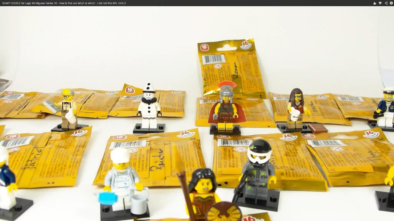 lego minifigures gold