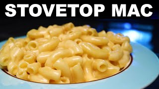 Silky stovetop mac & cheese with crunchy topping