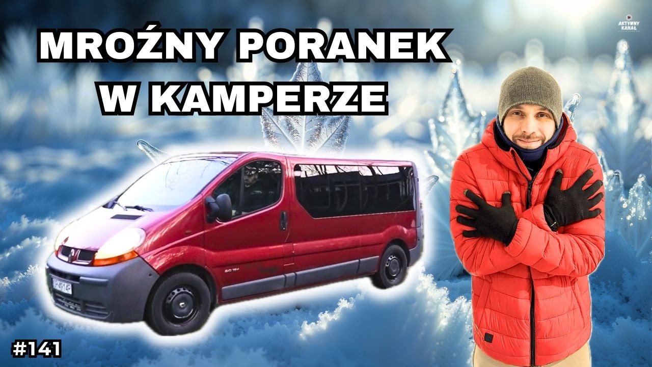 Noc i poranek w mini kamperze na bazie Renault Trafic / Opel Vivaro