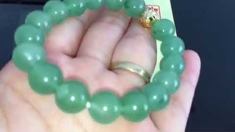 Vòng tay đá thạch anh xanh tự nhiên thiên nhiên tại đá quý Hà nguyễn