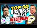  top 30  business analyst interview questions and answers  business analyst interview questions