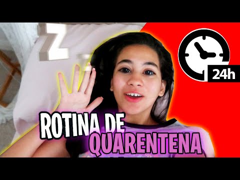 24 HORAS na QUARENTENA - Minha Rotina 100% REAL 🦠😢| Bela Bagunça