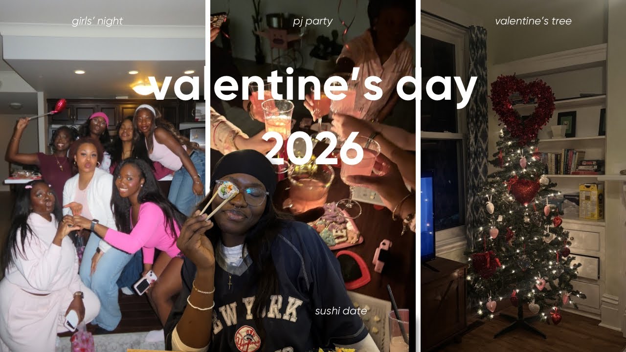 Valentine’s 2026 | Galentine | Valentine’s Tree | Shopping | Sushi Date