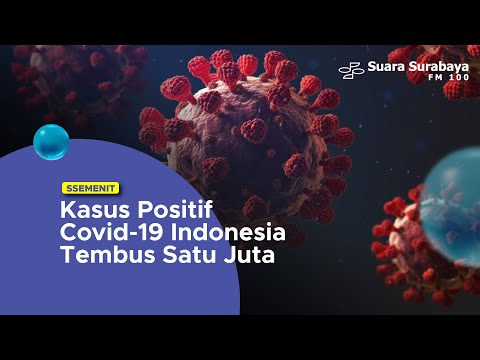 Kasus Positif Covid-19 Indonesia Tembus Satu Juta