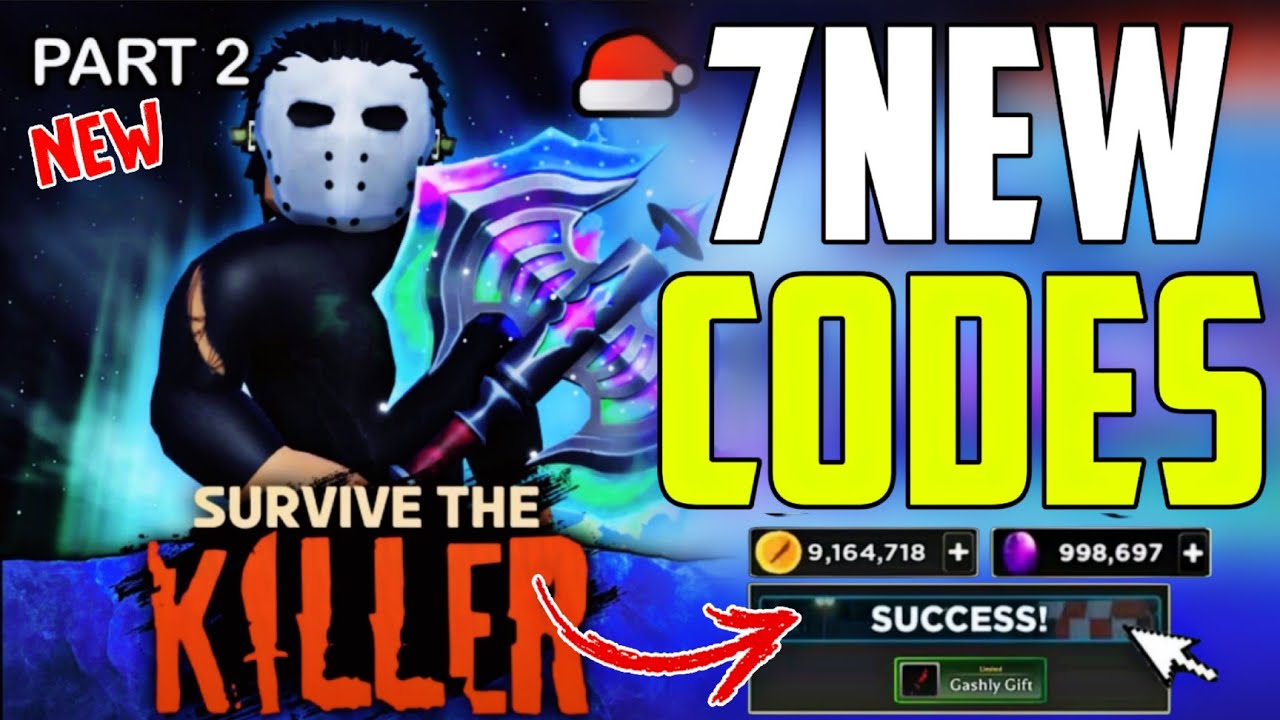 🎉NEW YEAR UPDATE🎉 ROBLOX SURVIVE THE KILLER CODES IN JANUARY 2026 ...