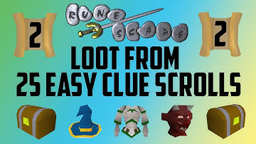 [2007] RuneScape - Loot from 25 Easy Clue Scrolls #2