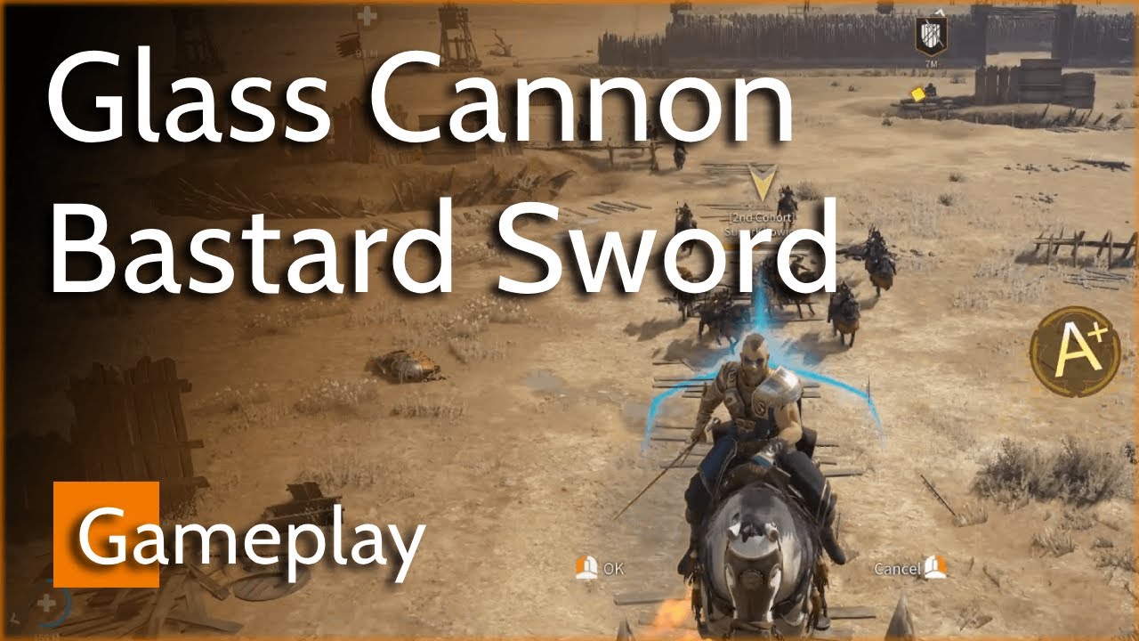 Trying Light Armor Build - Bastard Sword Gameplay - Conqueror's Blade