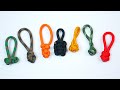 7 вариантов легких бегунков для молнии из паракорда / 7 Paracord Easy Zipper Pulls