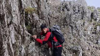 Climbing Crib Goch