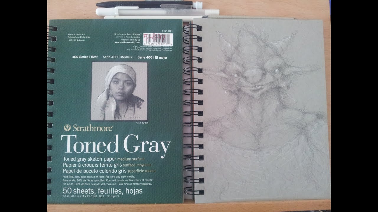 Toned Gray Sketchbook Tour JAQ 001 