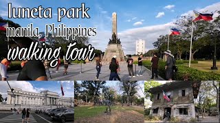 Rizal Park (luneta) Manila Philippines Walking Tour February 2024