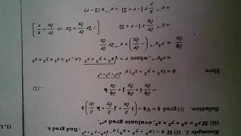 B.a / bsc math solution vector calculus second semester / Ex--3.2