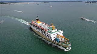 DownloadKapal PELNI KM. Ciremai Berlayar dari Pelabuhan Ahmad Yani Kota Sorong Papua Barat - Video Drone MP3 MP4 Kapal PELNI KM. Ciremai Berlayar dari Pelabuhan Ahmad Yani Kota Sorong Papua Barat - Video Drone