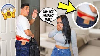 WEARING A THONG PRANK ON GIRLFRIEND! *HILARIOUS*