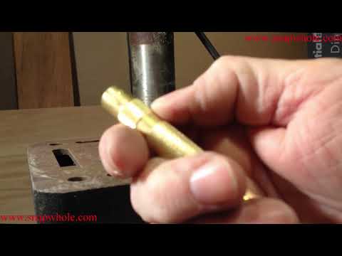 Harbor Freight Automatic Center Punch Review and Use Demonstration