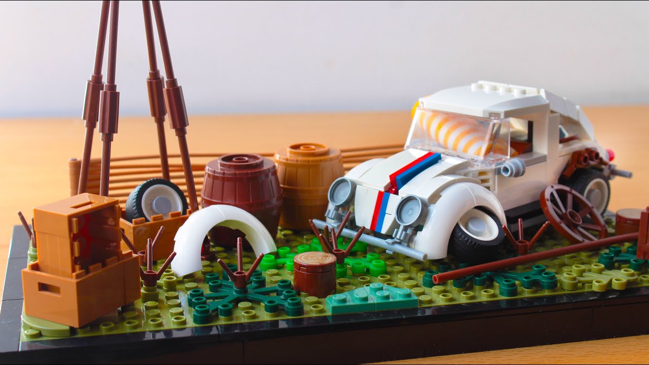 Lego Barn VW Beetle Herbie - YouTube