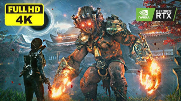 BRIGHT MEMORY Gameplay Walkthrough Part 4 4K 60FPS PC RTX ULTRA  - No Commentary Giant King Fight