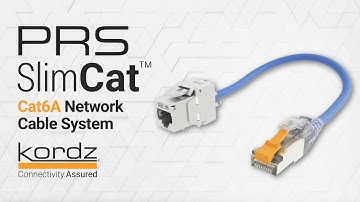 Kordz PRS SlimCat Cat6A Network Cable System