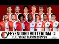Feyenoord Rotterdam Official Squad 2025/26 Season | Eredivisie 25/26 | UEFA Europa League 25/26