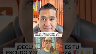 ¡DECLÁRALO DIOS ES TU ESCUDO Y TU FORTALEZA🙏✨️🙌.#amorpropio #motivación #resiliencia #Reflexión #paz