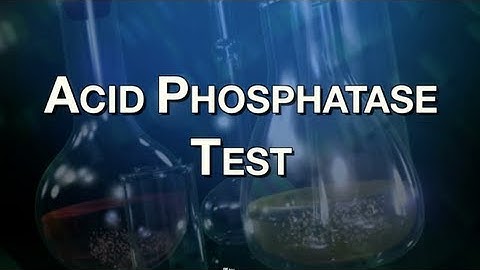 Acid Phosphatase Test