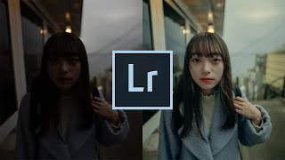 [レタッチ解説] 暗い写真にメリハリをつけてざらついた質感に。 Lightroom Photo Editing 47 | RGB curveトーンカーブ | Before and After |