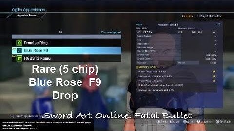 Rare Blue Rose F9 Drop SAO: Fatal Bullet Abyssal Dungeon Floors 47F-47F-49F (Clone) Kirito? Room Run